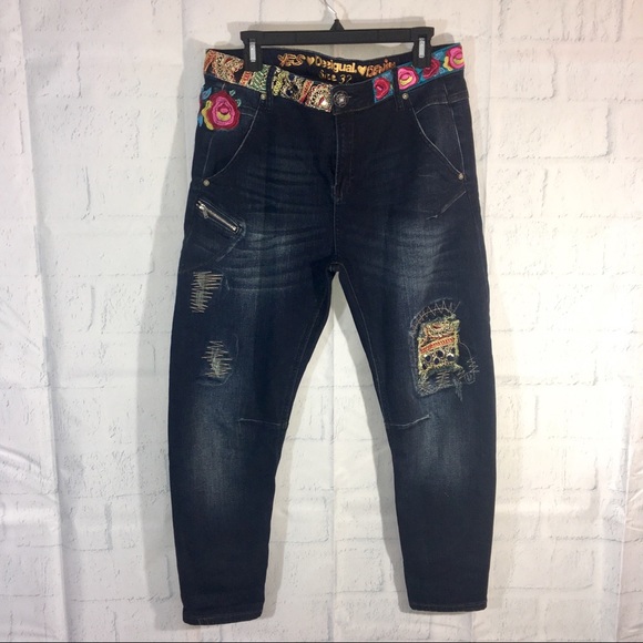 desigual jeans womens